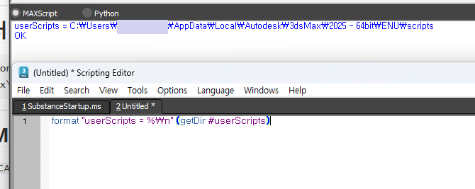 Listener — userScripts path