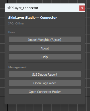 skinLayer_connector window