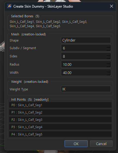 Create Skin Dummy